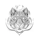 panther, 444, godspeed  tattoo design idea