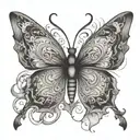 alieya negative space themed tattoo tattoo design idea