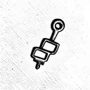 keys on a ring chain. very simple with old style keys tattoo design idea