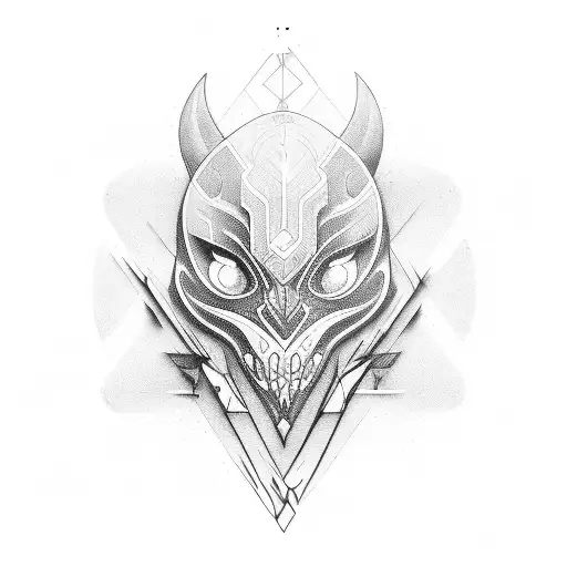 blue angle jet tattoo design idea