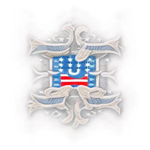 tennessee tristar with American flag tattoo design idea