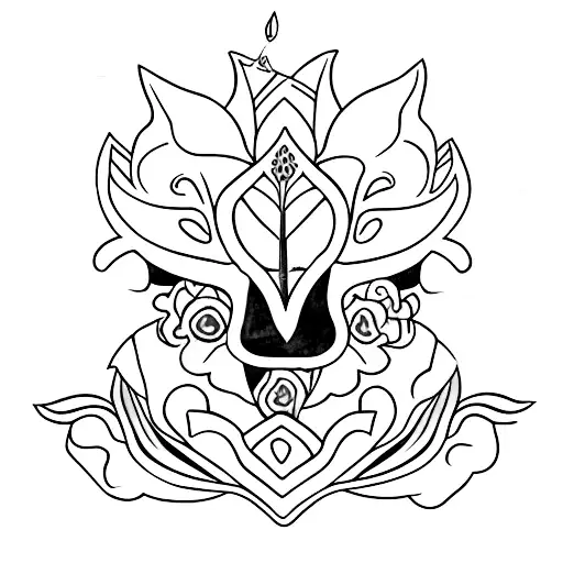 purple calls lily with an "a" hidden in the stem tattoo design idea