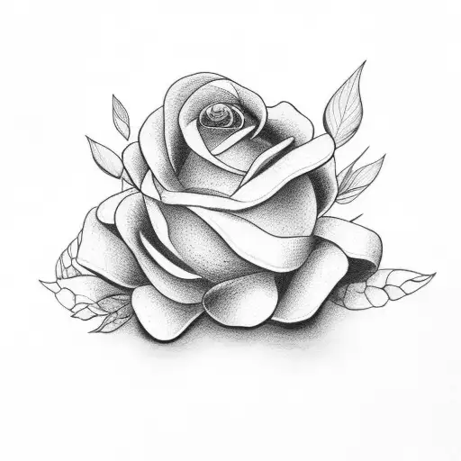 a flower with writing "sweet Amber" tattoo design idea