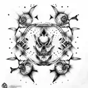 Hell tattoo design idea