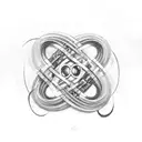 Infinity Symbol 3 monkey love respect  tattoo design idea