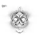 Infinity Symbol 3 monkey love respect  tattoo design idea