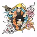 naruto sasuke tattoo design idea