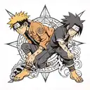 naruto sasuke tattoo design idea