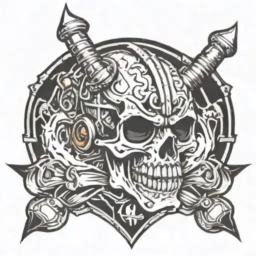 knucklehead tattoo design idea