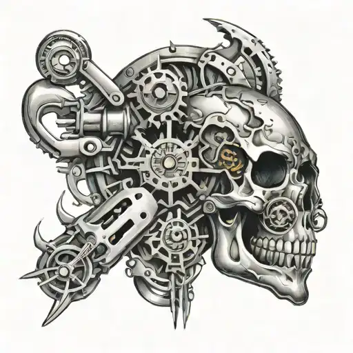 Birthday tattoo design idea