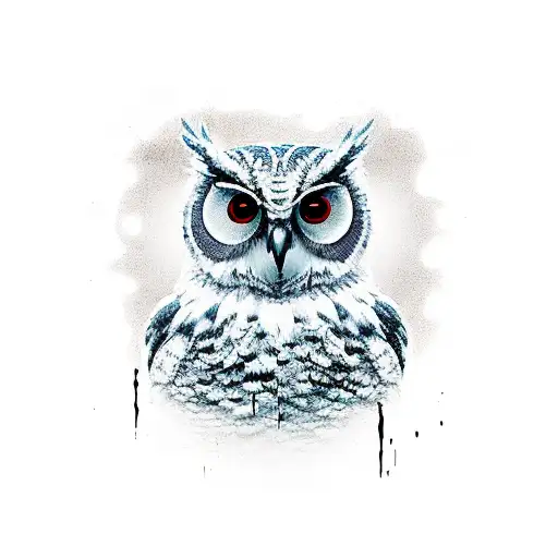 scary owl, the rug from the big lebowski, and a post apocalyptic city scape tattoo design idea