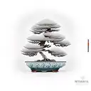 bonsai tree tattoo design idea