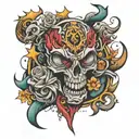 555 tattoo design idea