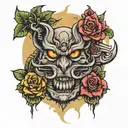 555 tattoo design idea