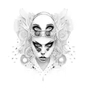 Billie eilish tattoo design idea