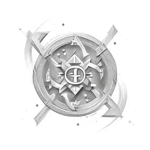 create a tatto with @ and dollar symbol with different styles  tattoo design idea