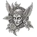 Nirvana In Utero tattoo design idea