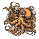 octopus tattoo design idea