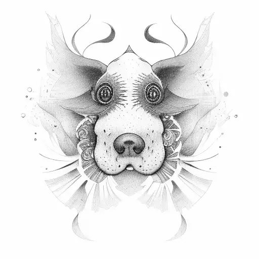 dock, happy tattoo design idea