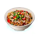 plato de spaghettis con salsa y que con el vapor del calor se forme la palabra "Mom" tattoo design idea