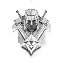 witcher  tattoo design idea