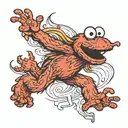 elmo tattoo design idea