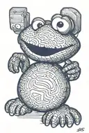 elmo tattoo design idea