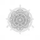Mandala tattoo design idea