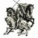 four horsemen of the apocalypse  tattoo design idea