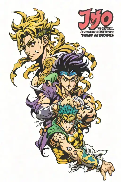 JoJo's Bizarre Adventure tattoo design idea