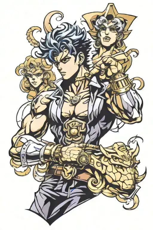 JoJo's Bizarre Adventure tattoo design idea