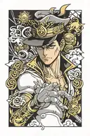 Kujo Jotaro tattoo design idea