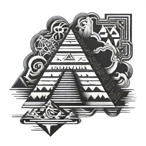 pyramid tattoo design tattoo design idea