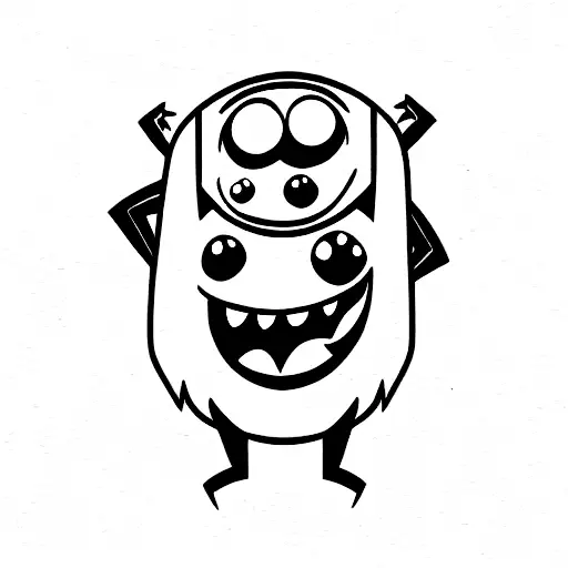 Monster inc tattoo design idea