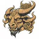 Minotaur tattoo design idea