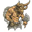Minotaur tattoo design idea