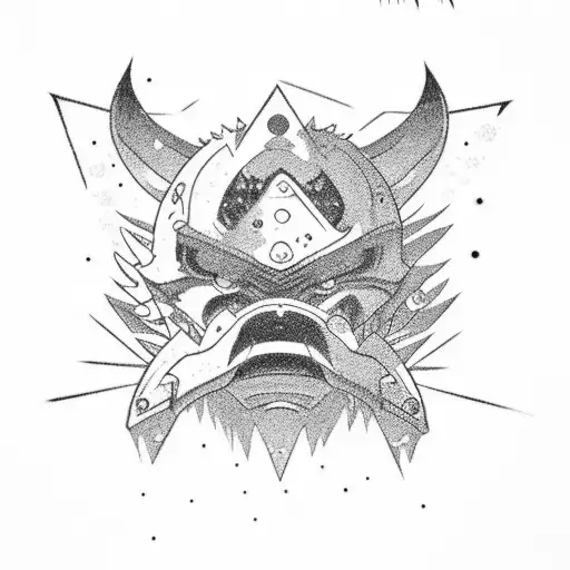 outer wilds and akatsuki tattoo design idea