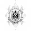 chakras tattoo design idea