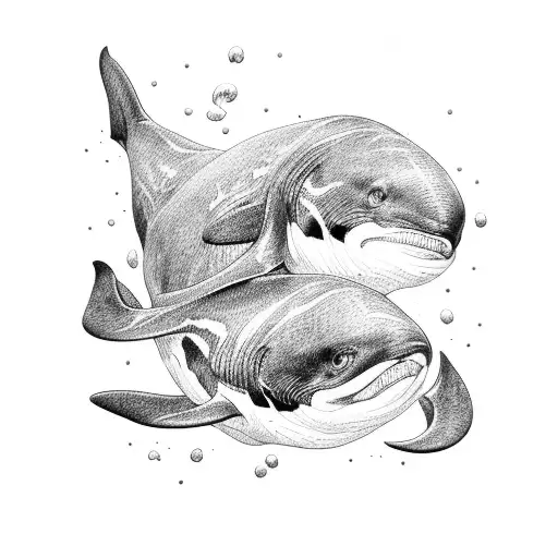 orca tattoo design idea