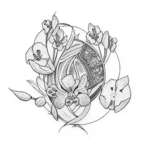 bluebonnet tattoo design idea