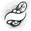 the letters written out as "GRAPE ME!" tattoo design idea