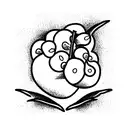 the letters written out as "GRAPE ME!" tattoo design idea