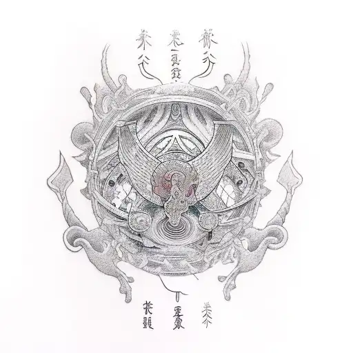 representation of the music "Healer" by "In Hearts Wake" tattoo design idea