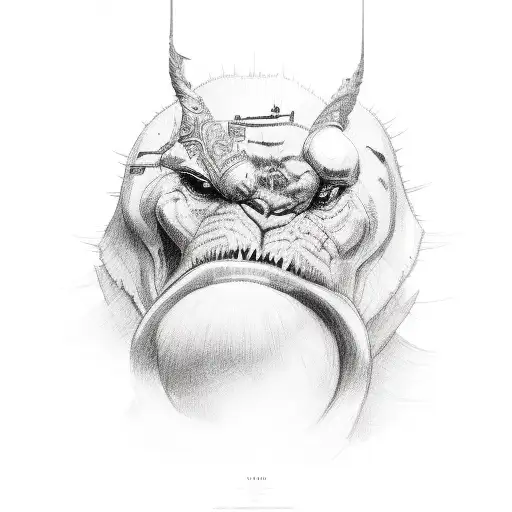 power after struggle tattoo design idea