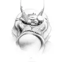 power after struggle tattoo design idea