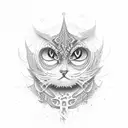 number 7 with blessed soul tattoo design idea