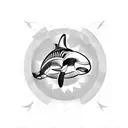 Orca tattoo design idea