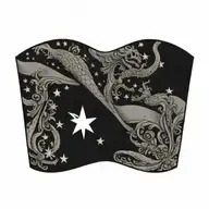 flag with we the people tattoo design idea