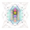 A morphed mix of binary code, space, dark theme chessboard  punk rock style with vitruvian man tattoo design idea