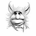 Muppets animal tattoo design idea